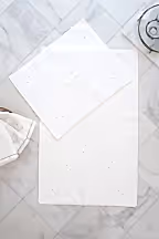 Nadia Papatya Nakışlı 2'li Paspas Set (60 x 100 cm)