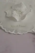 Hanzade Çiçek İşlemeli Yüz Havlusu (50 x 90 cm)